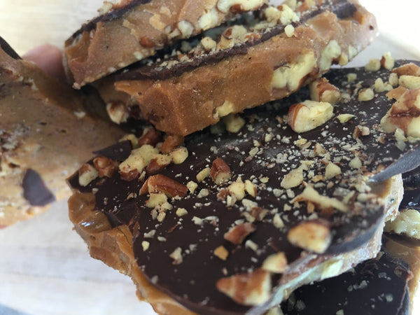 Dark Chocolate-Pecan-Sea Salt / 1 Pound Bag